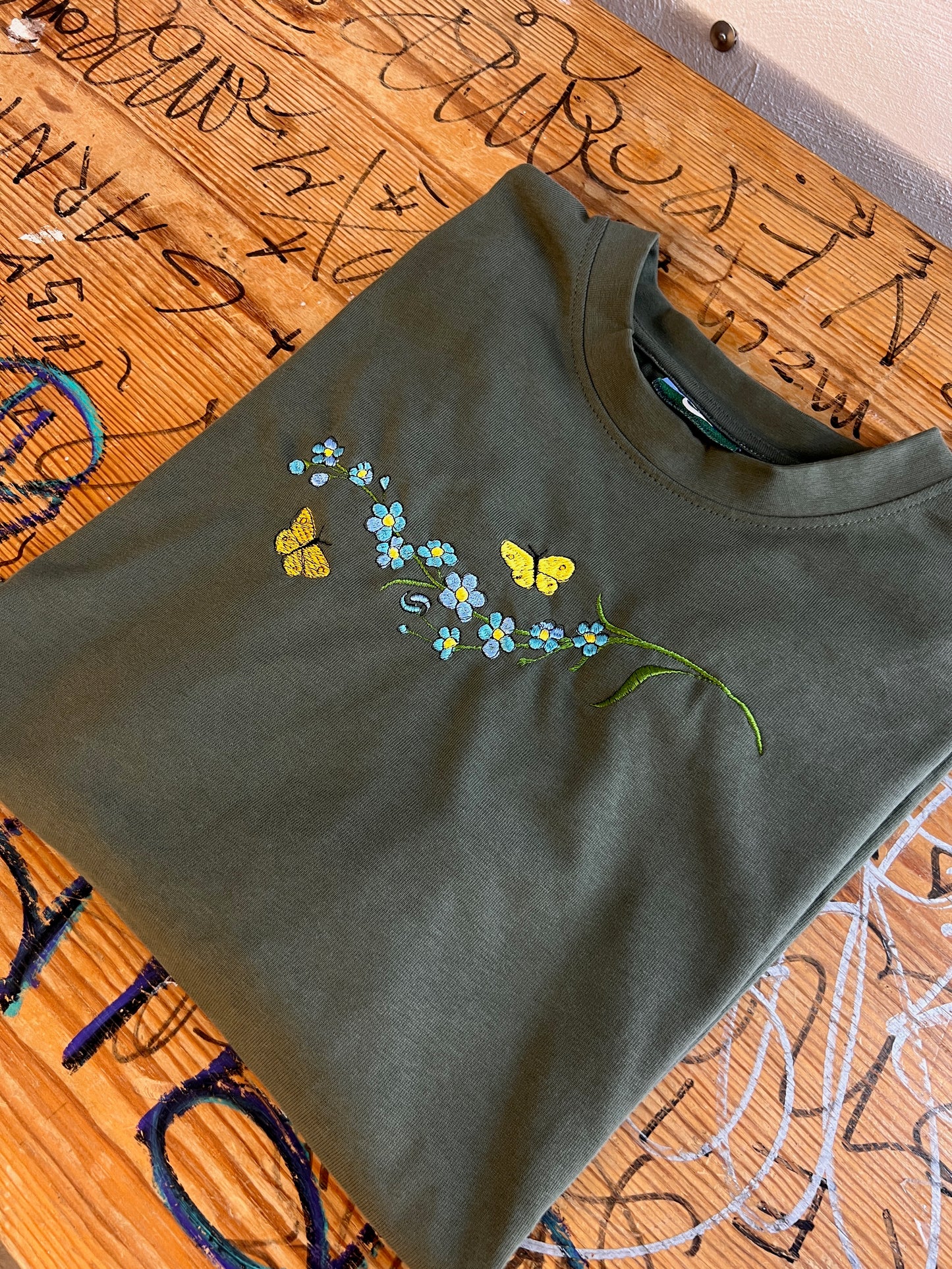 Zitronenfalter T-Shirt Grün