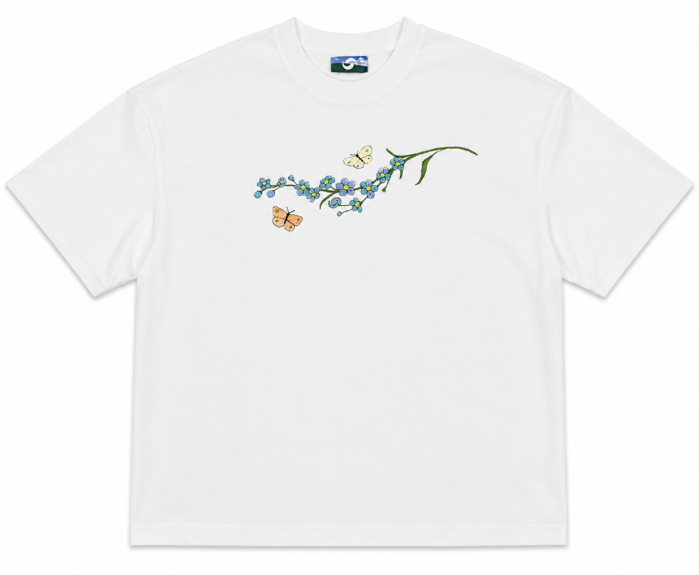 Zitronenfalter T-Shirt Weiß