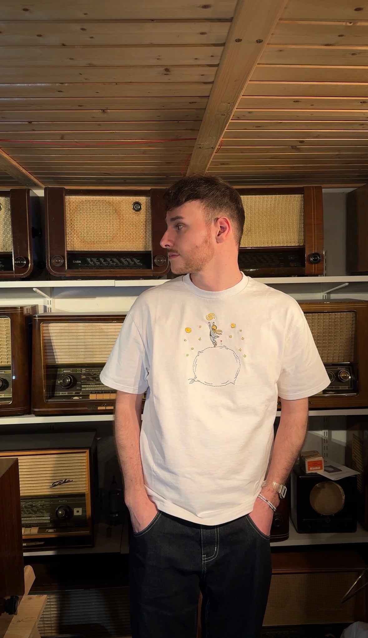 Prinz T-Shirt Weiß