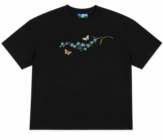 Zitronenfalter T-Shirt Schwarz