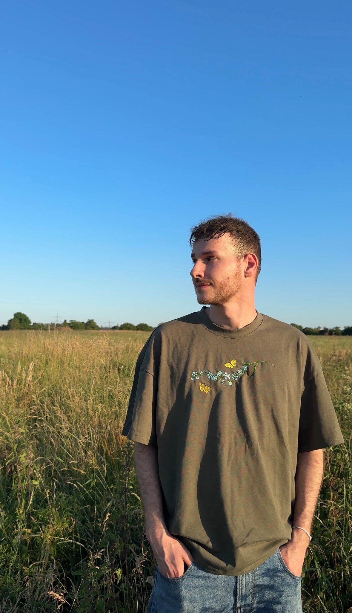 Zitronenfalter T-Shirt Grün