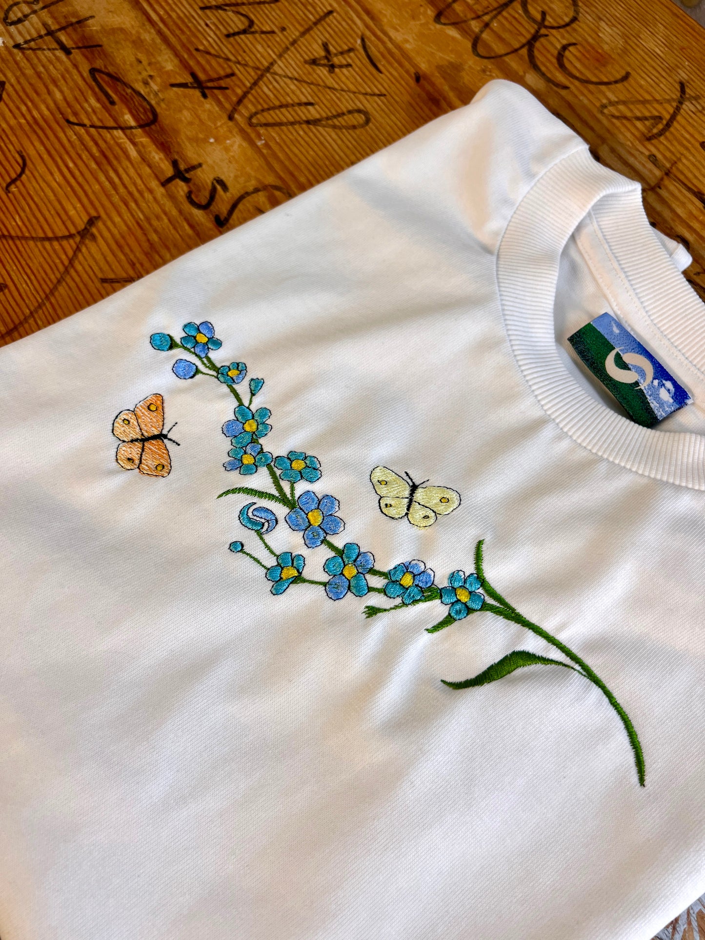 Zitronenfalter T-Shirt Weiß