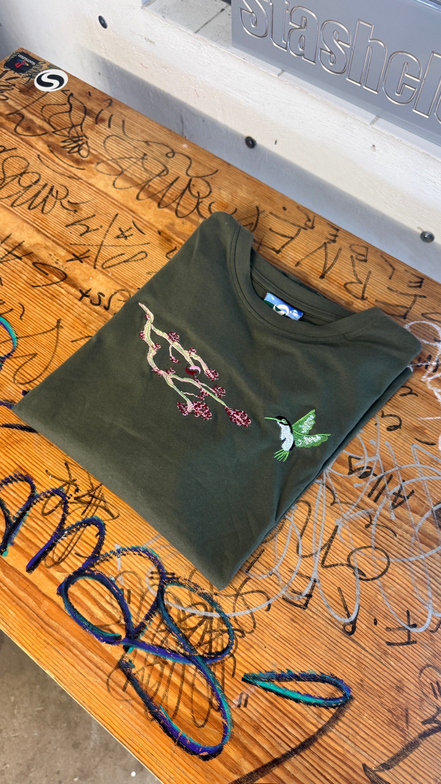 Kolibri Sakura Light T-Shirt Grün