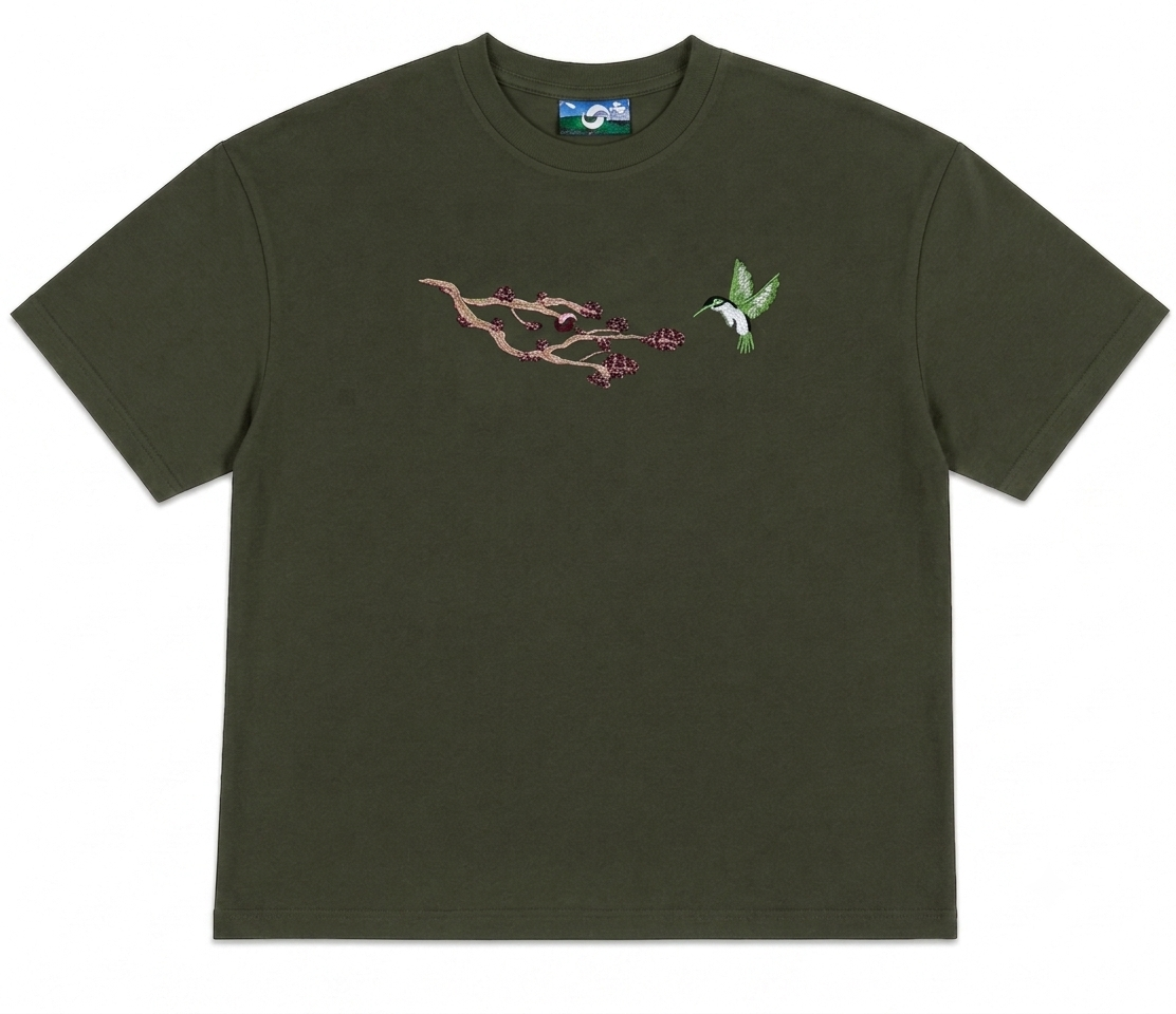 Kolibri Sakura Light T-Shirt Grün