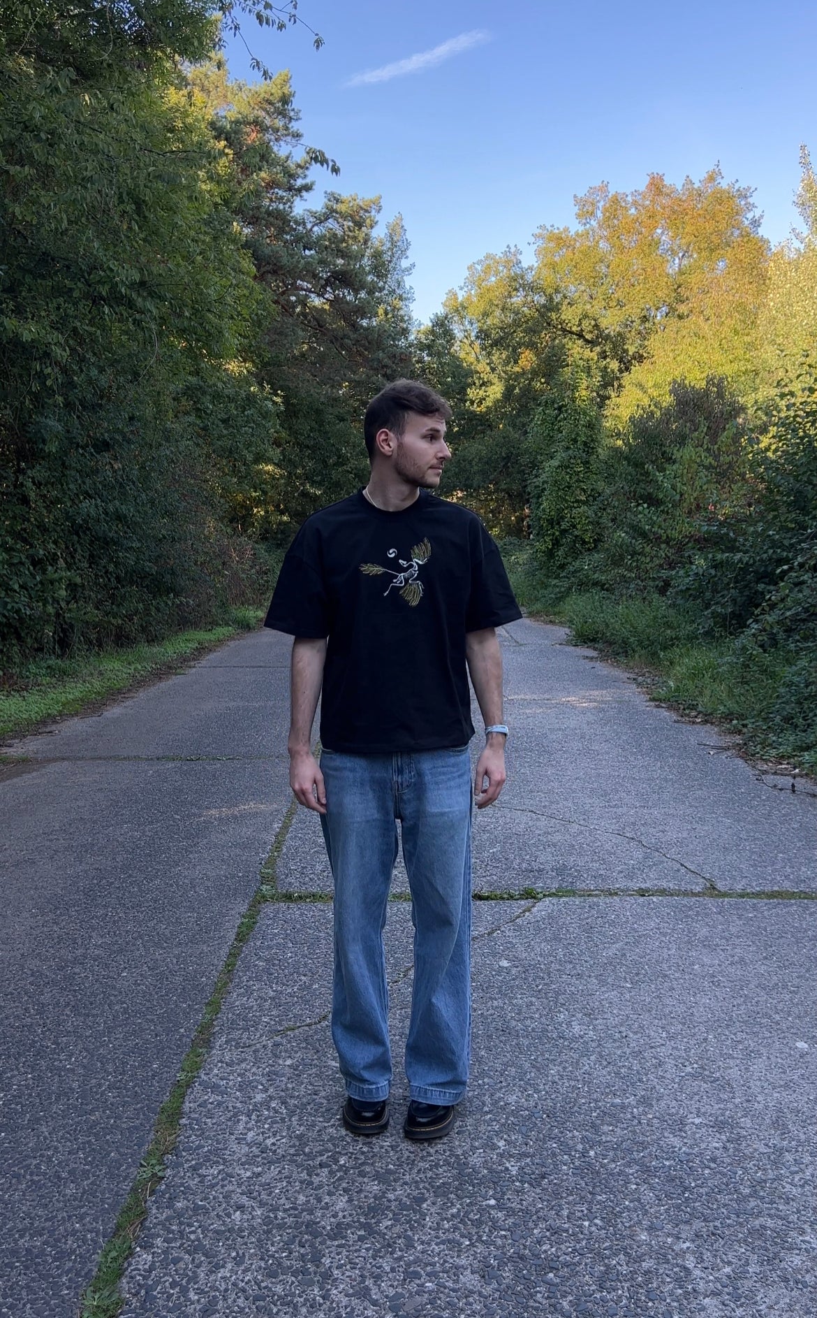 Archaeopteryx T-Shirt Schwarz