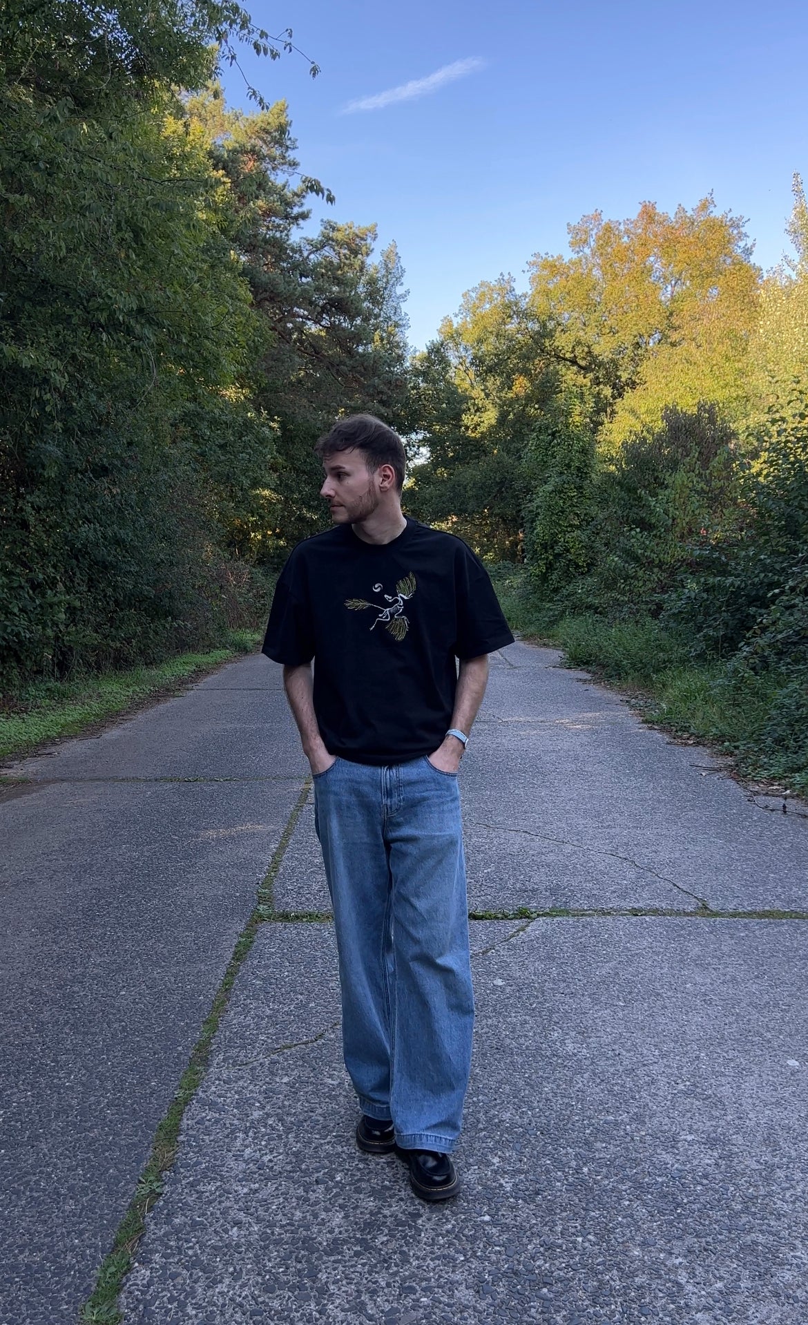 Archaeopteryx T-Shirt Schwarz