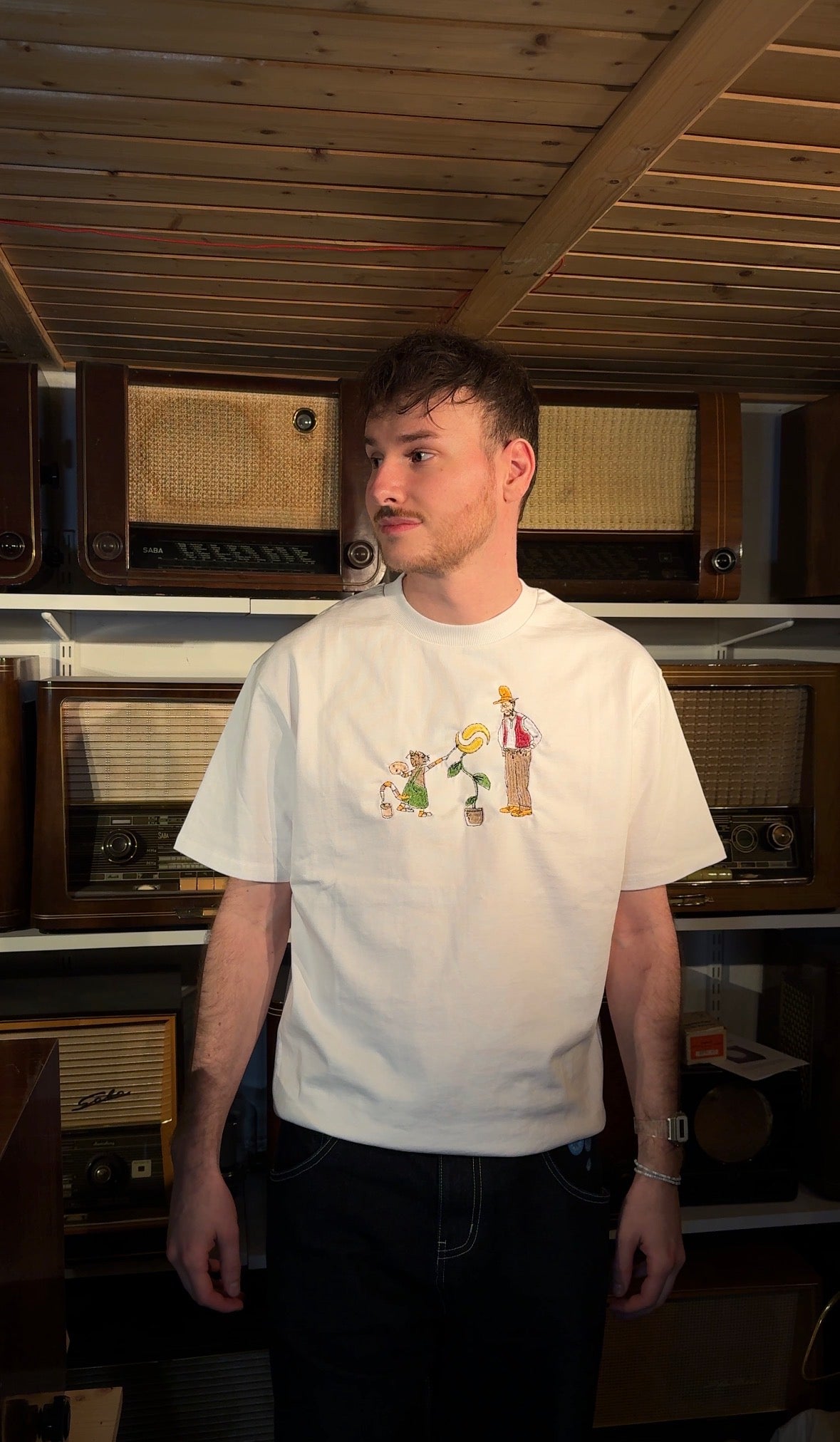 Custom Stash T-Shirt Weiß